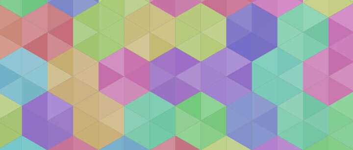 html5 canvas彩色六角菱形拼接背景图案特效 - 网创&网赚 项目教学