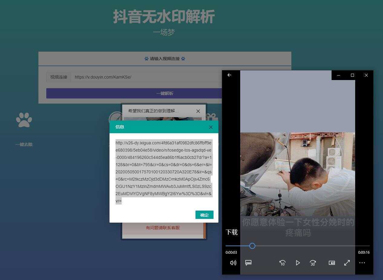 图片[2] - 最新抖音无水印解析PHP源码 - 网创&网赚 项目教学