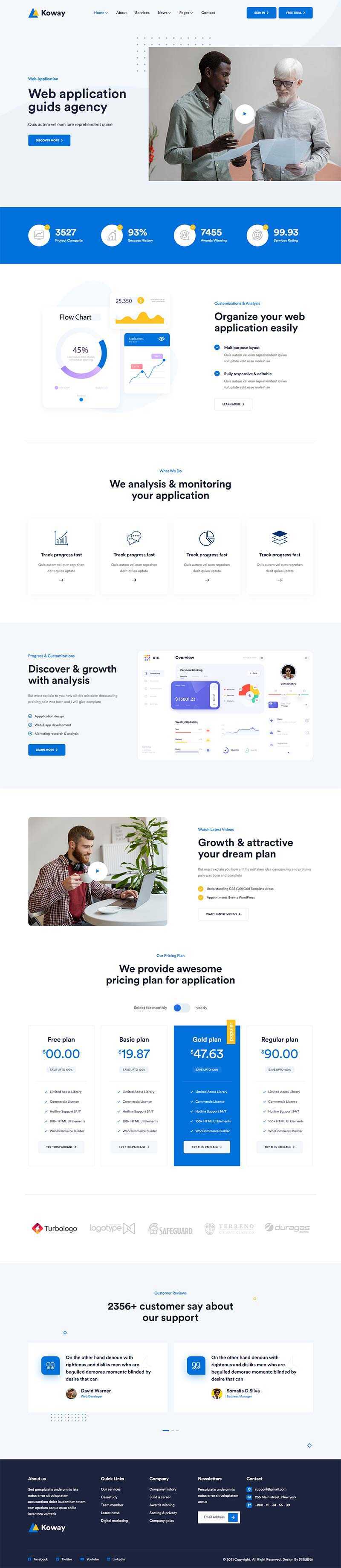 bootstrap多功能IT软件技术公司官网html模板 - 网创&网赚 项目教学