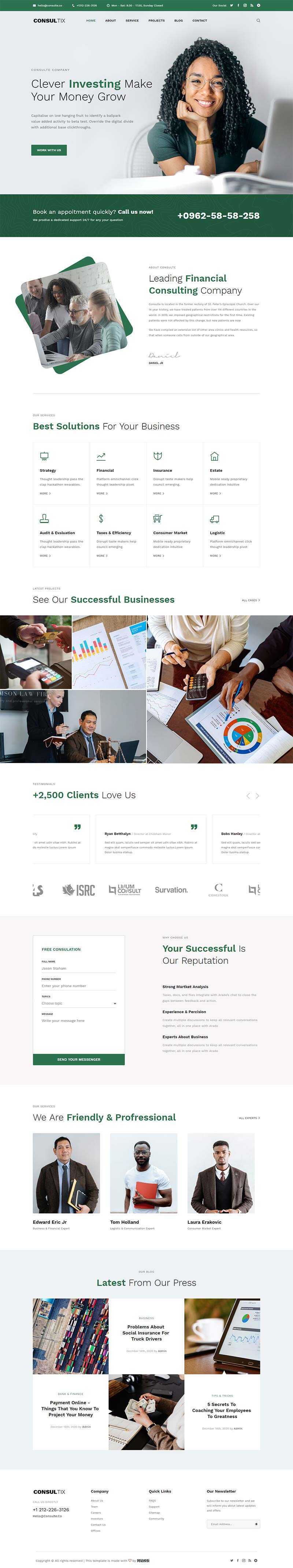 bootstrap创业项目投资公司html5网站模板 - 网创&网赚 项目教学