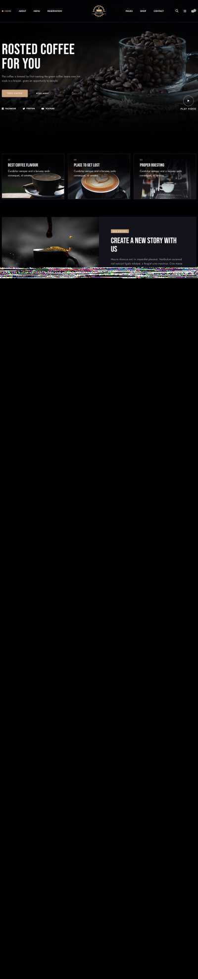 咖啡饮品类销售网站模板 - 网创&网赚 项目教学