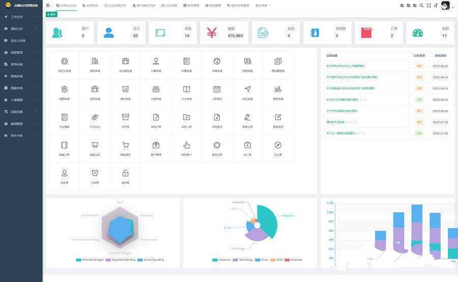开源OA协同办公系统，集成Flowable流程引擎 可拖拽创建个性表单 - 网创&网赚 项目教学