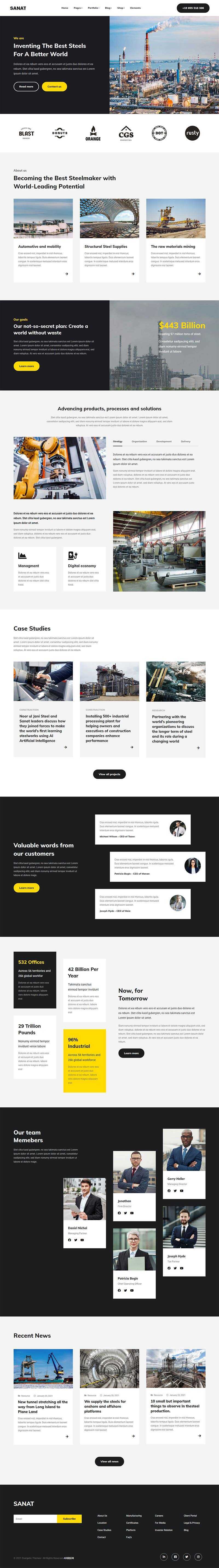 bootstrap重工业集团企业官网html5模板 - 网创&网赚 项目教学