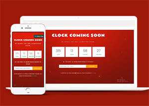 宽屏新年倒计时类网站模板下载 - 网创&网赚 项目教学