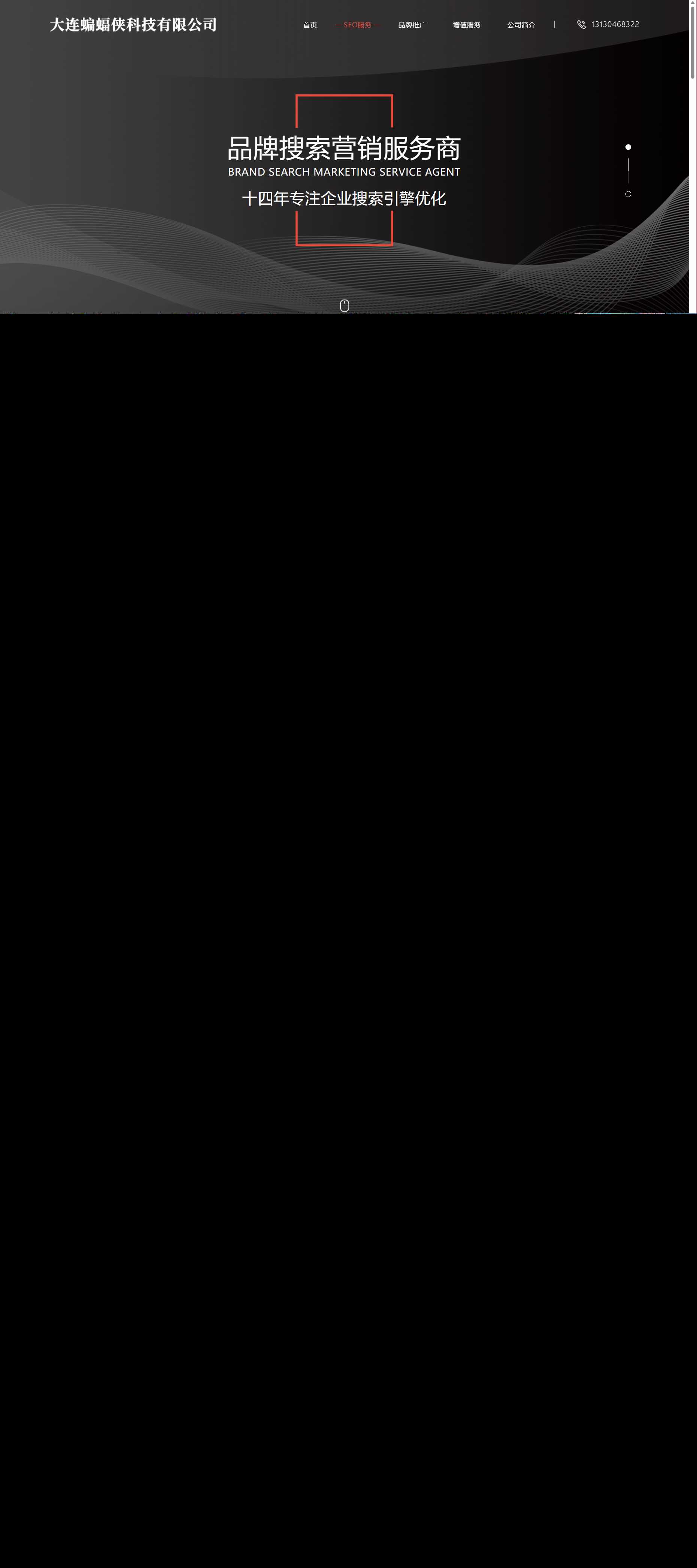 分享一套简洁大气且好看的排名seo官网源码 - 网创&网赚 项目教学