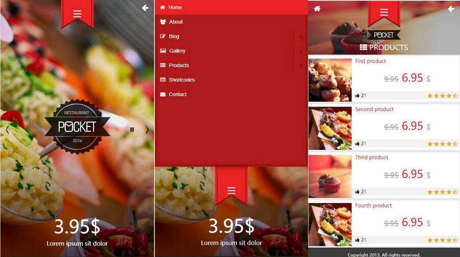 微官网美食订餐HTML5触屏订餐模板源码 - 网创&网赚 项目教学