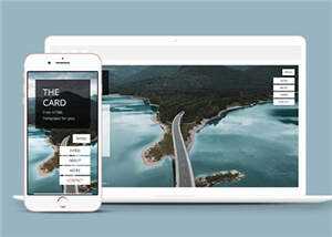 宽屏产品展示企业网页模板下载 - 网创&网赚 项目教学