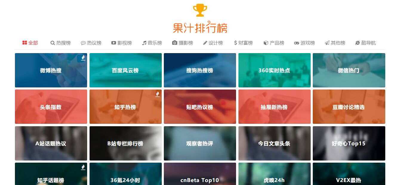 精美网址导航及热点热搜影视排行榜源码 - 网创&网赚 项目教学