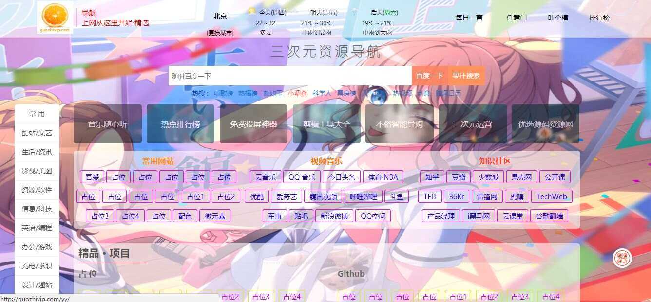 图片[2] - 精美网址导航及热点热搜影视排行榜源码 - 网创&网赚 项目教学