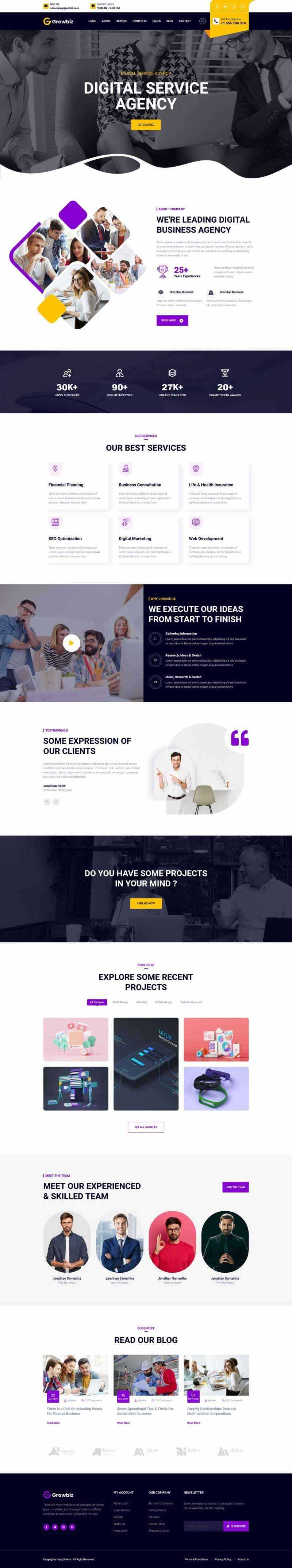 Bootstrap数字软件服务官网HTML5模板 - 网创&网赚 项目教学