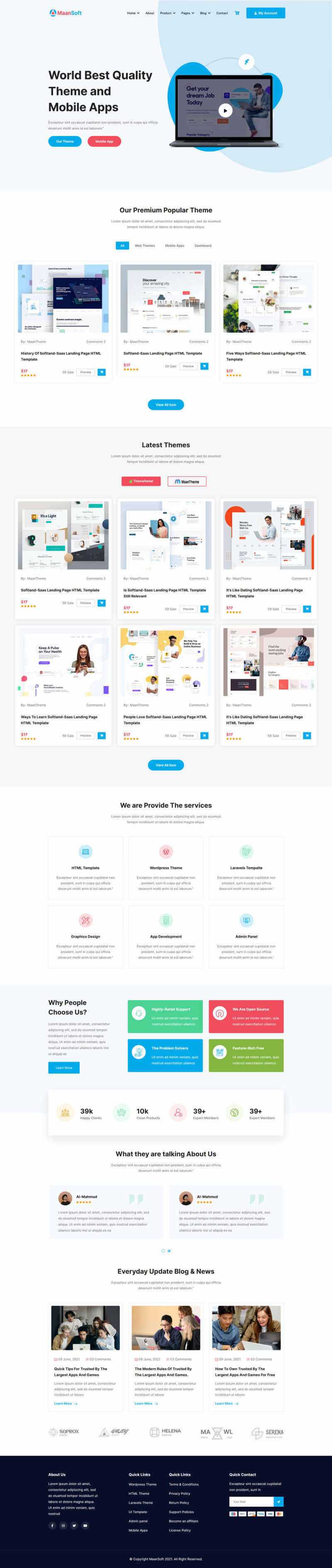 Bootstrap5数字信息产品交易平台HTML模板 - 网创&网赚 项目教学