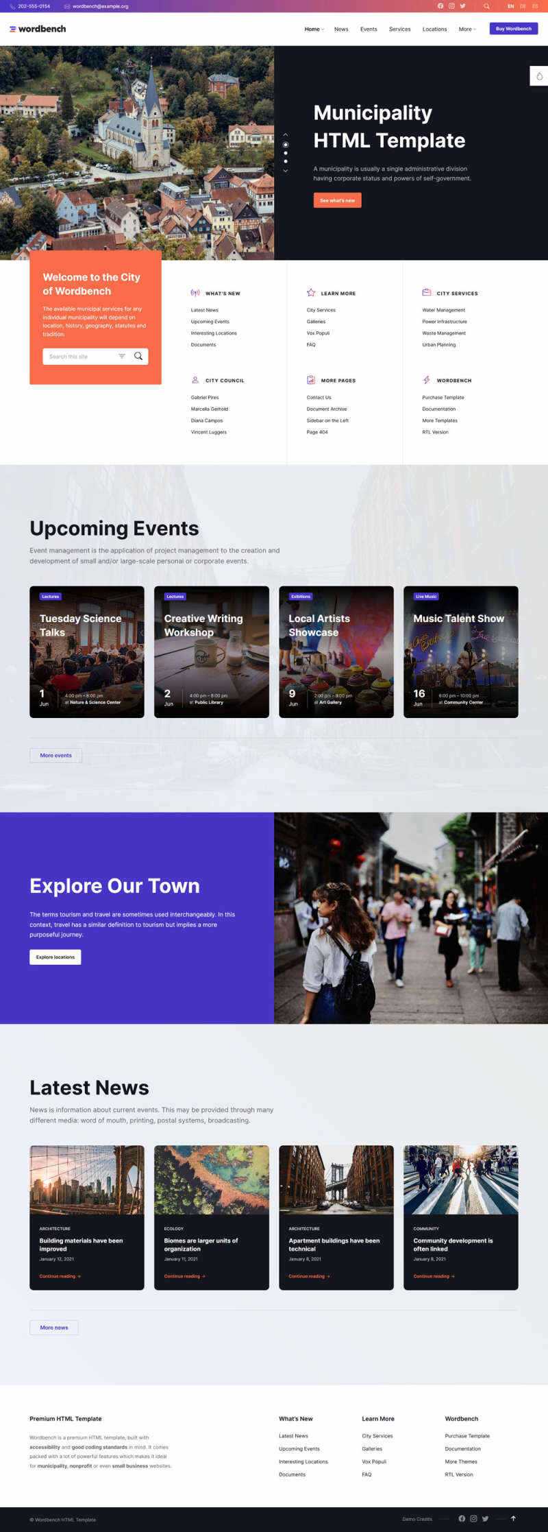 响应式本地生活社区类网页html模板 - 网创&网赚 项目教学