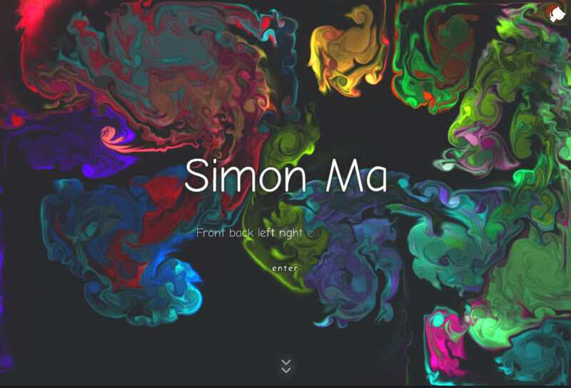 炫彩流光下拉翻页引导页html模板 - 网创&网赚 项目教学