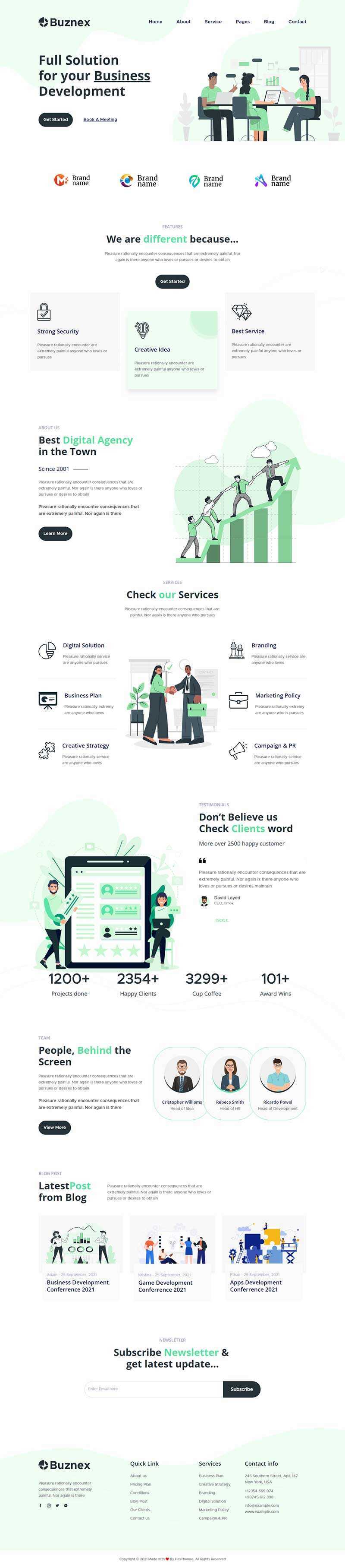 通用的公司业务产品展示响应式html模板 - 网创&网赚 项目教学