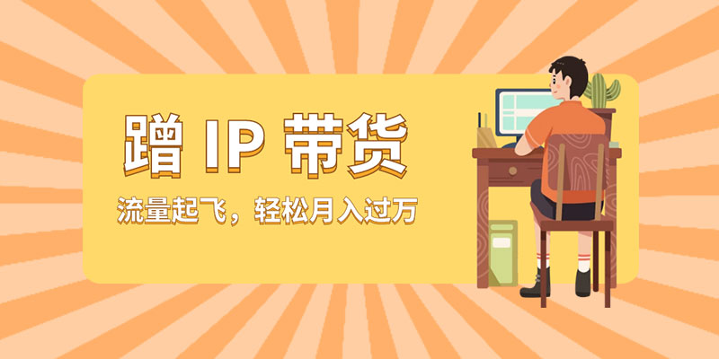 蹭 IP 带货：流量起飞，轻松月入过万 - 网创&网赚 项目教学