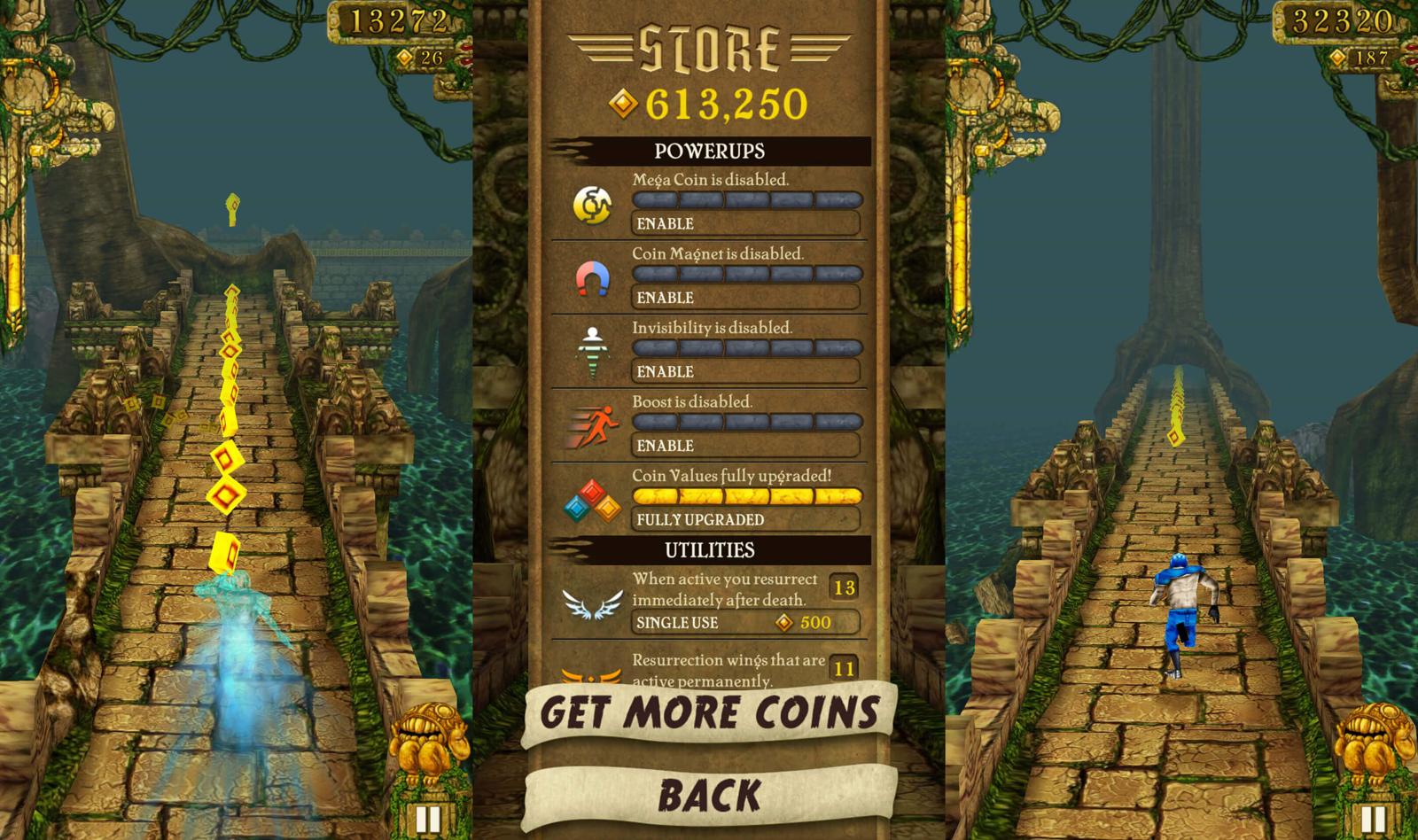 手机逃跑游戏《神庙逃亡》无限金币 - 网创&网赚 项目教学