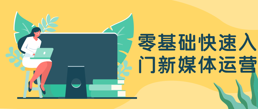 零基础快速入门新媒体运营 - 网创&网赚 项目教学