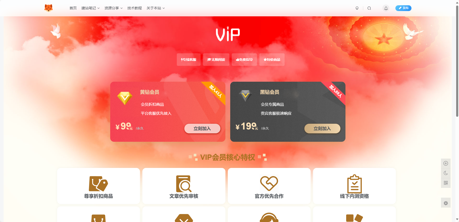 图片[1] - 子比主题美化 – 子比主题添加一个VIP会员页面 - 网创&网赚 项目教学