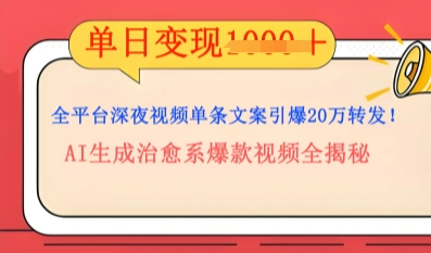 全平台深夜文案新风口:DeepSeek生成百万播放量金句,治愈系内容涨粉速度快4倍-HEIHUIX