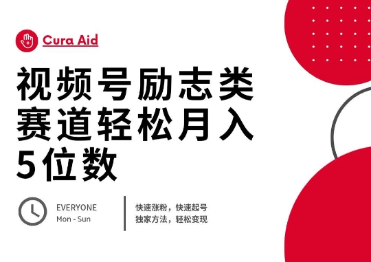 视频号励志类赛道快速涨粉500+,快速起号,轻松变现月入过W-HEIHUIX